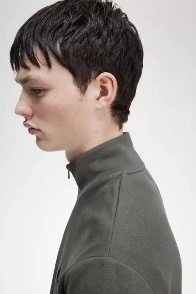 Herren-Sweatshirts mit halbem Reißverschluss