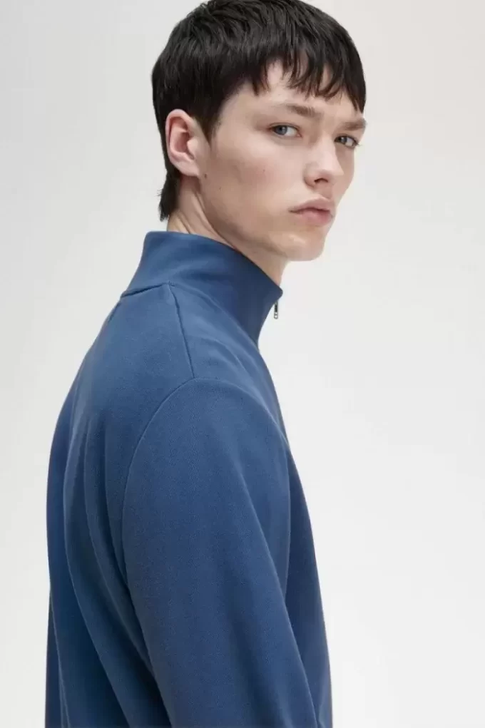 Herren-Sweatshirts mit halbem Reißverschluss