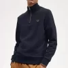 Herren-Sweatshirts mit halbem Reißverschluss