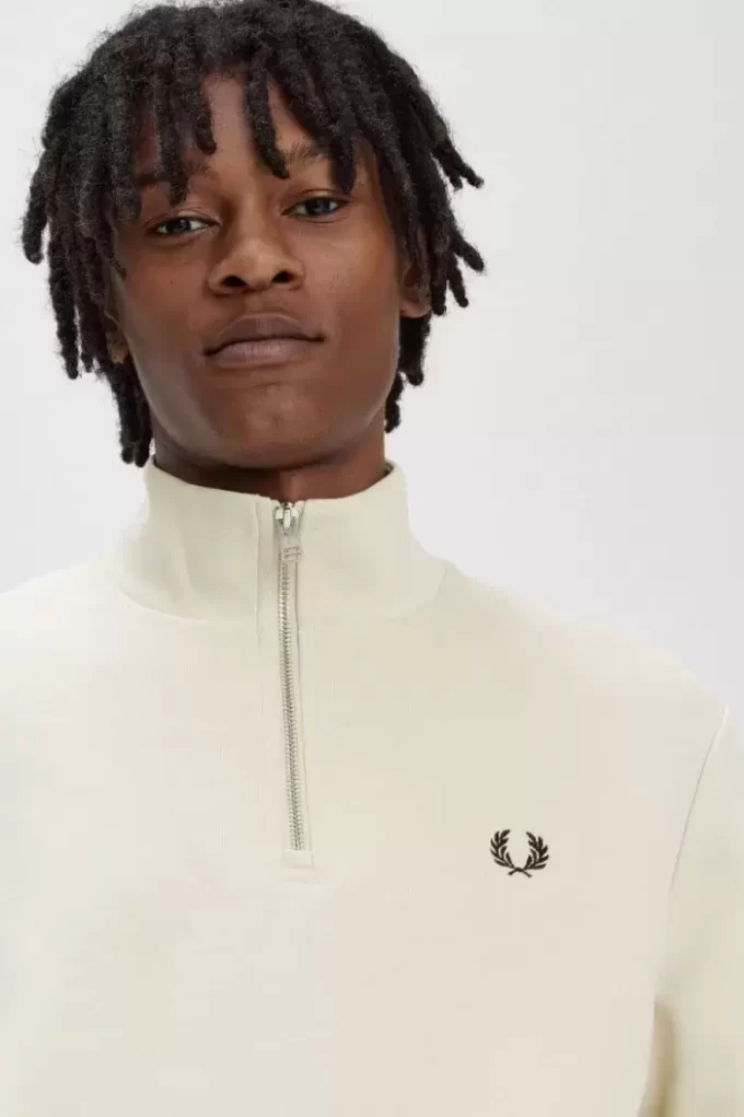 Herren-Sweatshirts mit halbem Reißverschluss