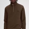 Herren-Sweatshirts mit halbem Reißverschluss