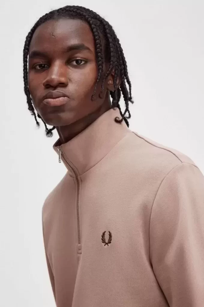 Herren-Sweatshirts mit halbem Reißverschluss