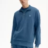 Herren-Sweatshirts mit halbem Reißverschluss