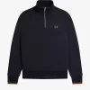 Herren-Sweatshirts mit halbem Reißverschluss