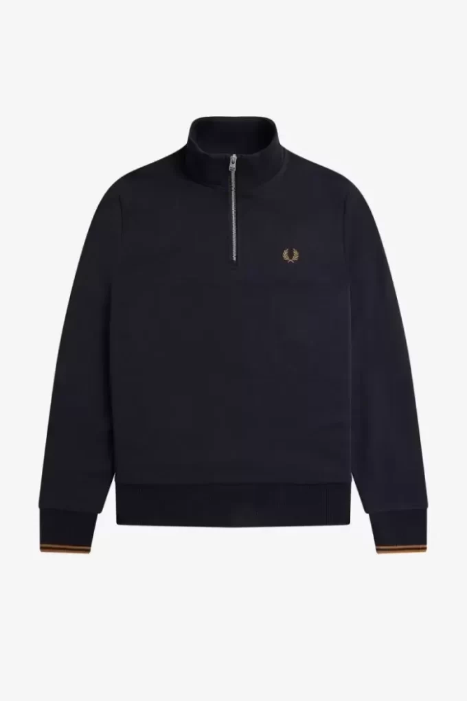 Herren-Sweatshirts mit halbem Reißverschluss