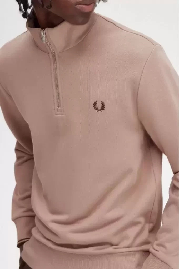 Herren-Sweatshirts mit halbem Reißverschluss