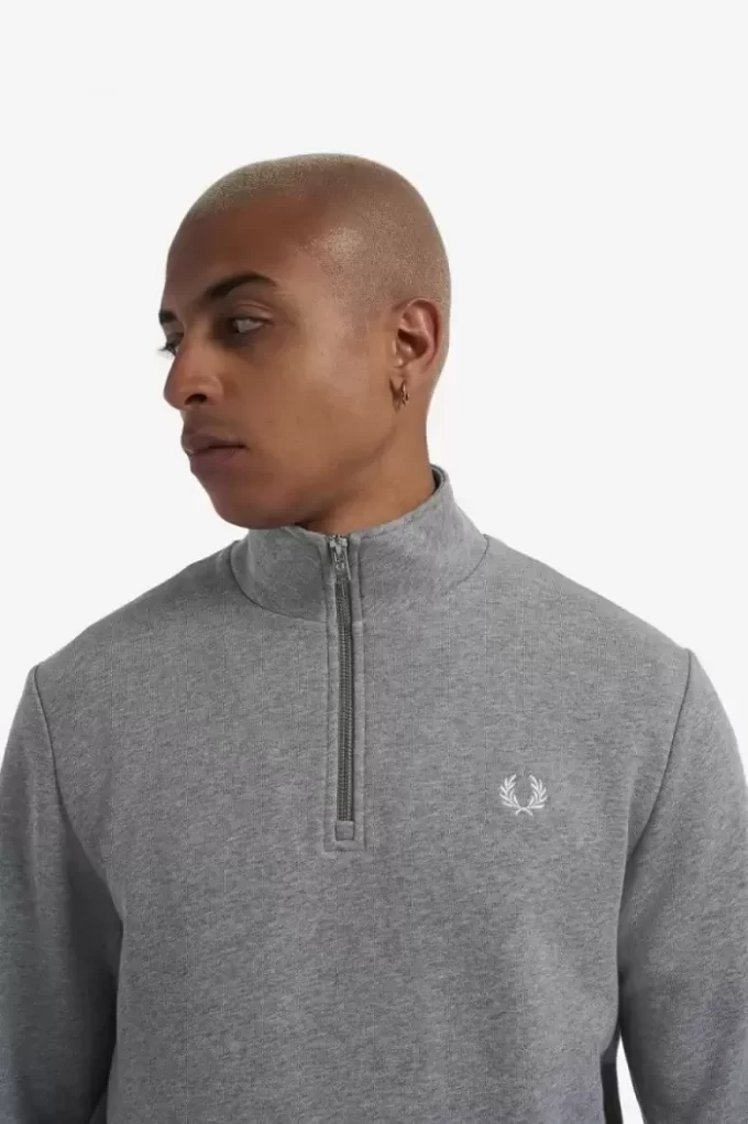 Herren-Sweatshirts mit halbem Reißverschluss