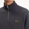 Herren-Sweatshirts mit halbem Reißverschluss