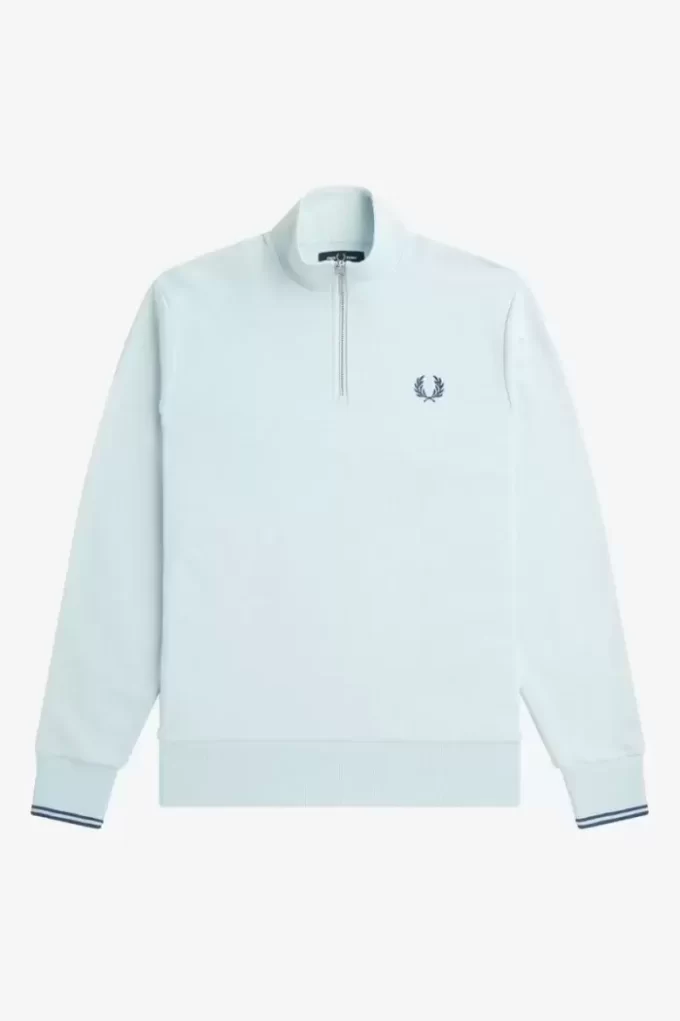 Herren-Sweatshirts mit halbem Reißverschluss