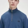Herren-Sweatshirts mit halbem Reißverschluss