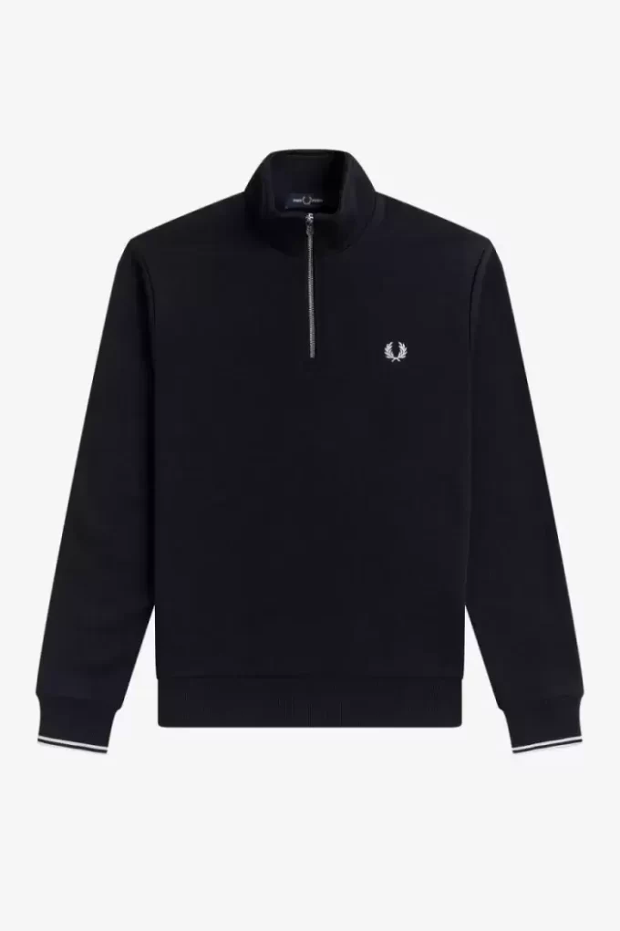 Herren-Sweatshirts mit halbem Reißverschluss