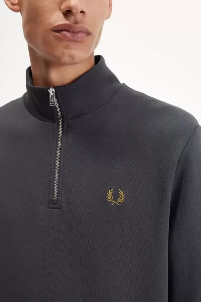Herren-Sweatshirts mit halbem Reißverschluss