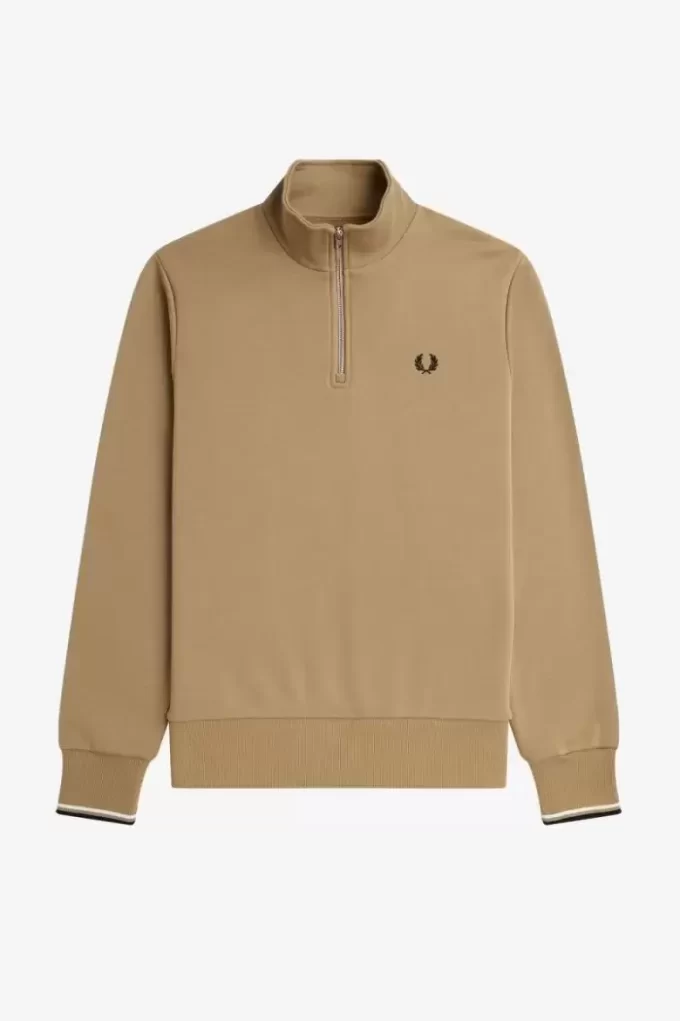 Herren-Sweatshirts mit halbem Reißverschluss