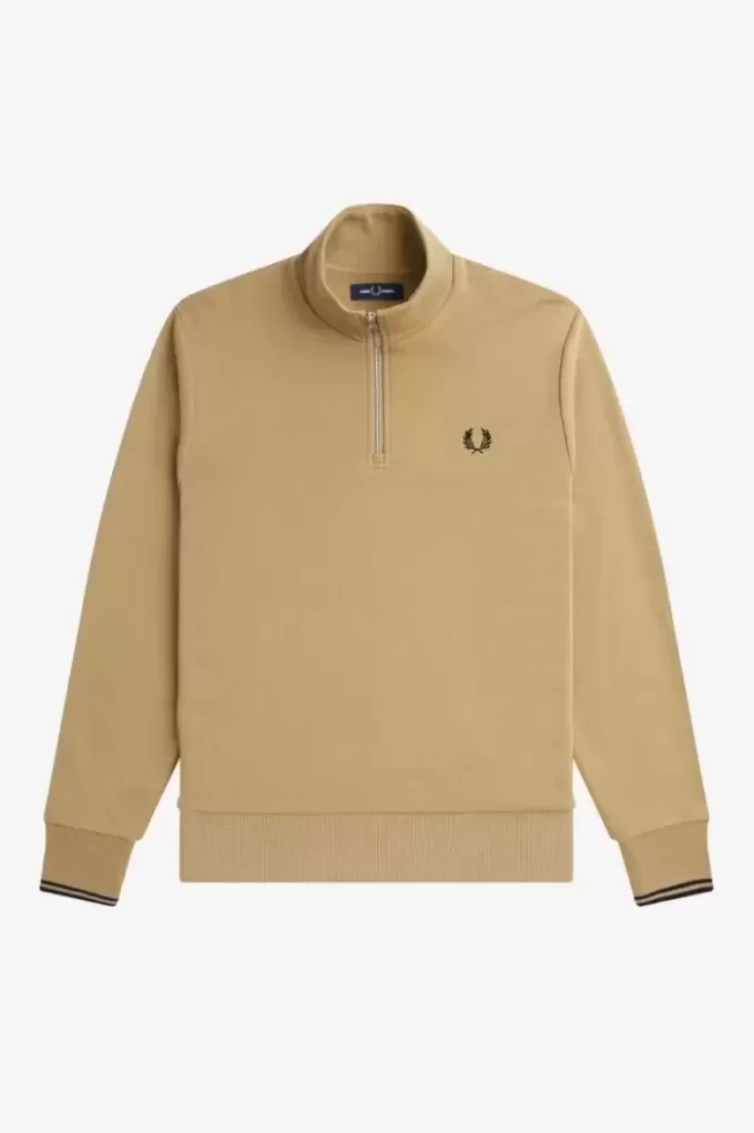 Herren-Sweatshirts mit halbem Reißverschluss