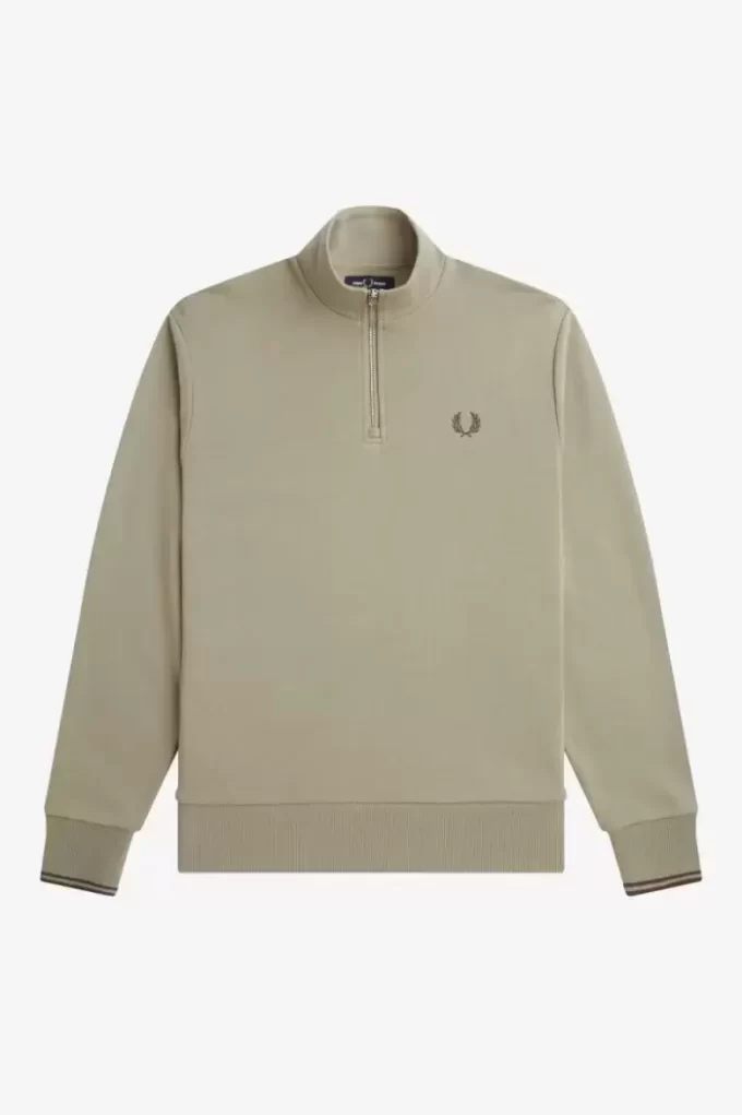 Herren-Sweatshirts mit halbem Reißverschluss