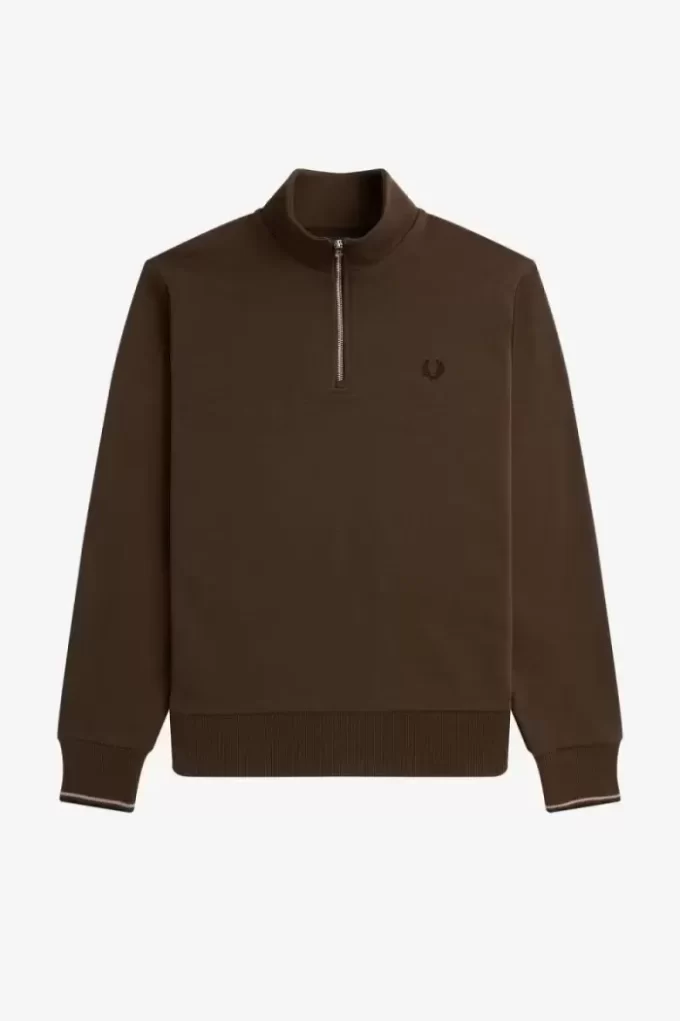 Herren-Sweatshirts mit halbem Reißverschluss