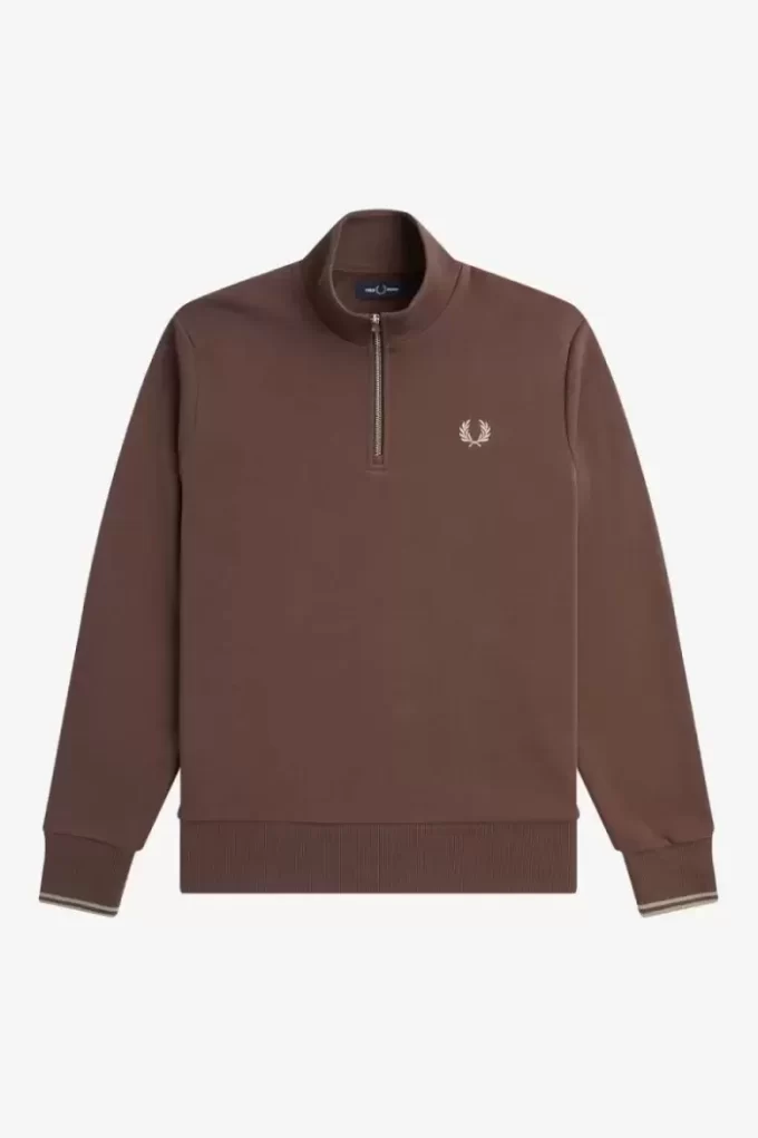 Herren-Sweatshirts mit halbem Reißverschluss