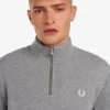 Herren-Sweatshirts mit halbem Reißverschluss