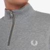 Herren-Sweatshirts mit halbem Reißverschluss