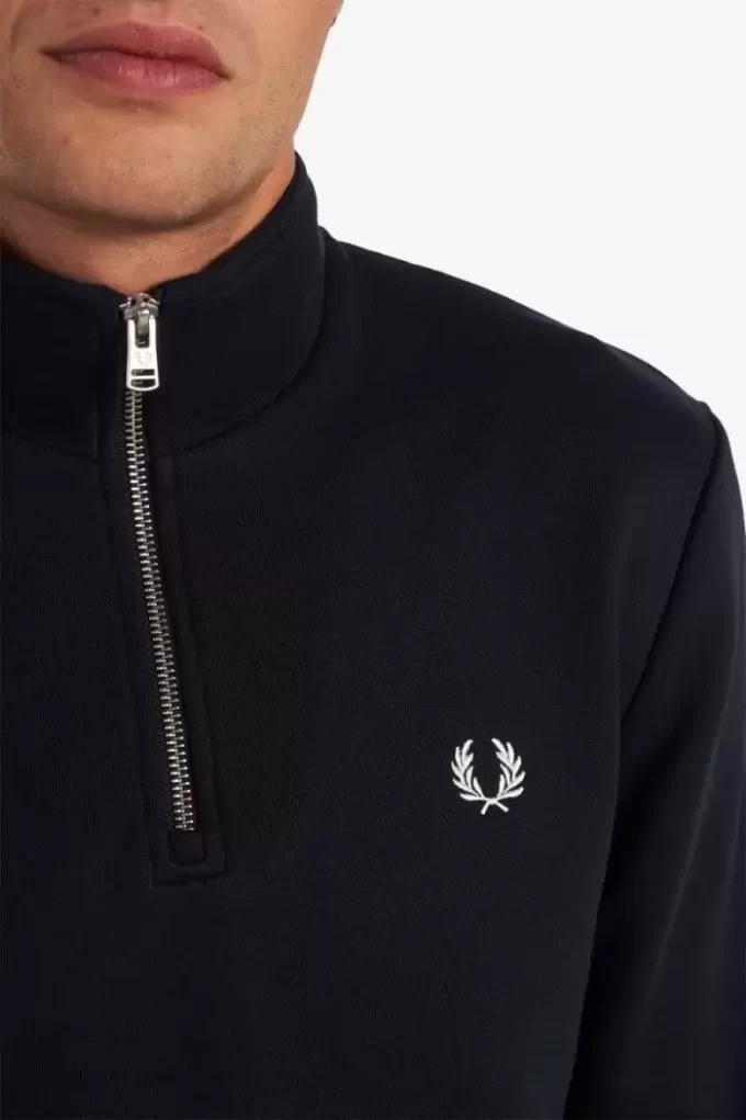 Herren-Sweatshirts mit halbem Reißverschluss