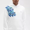 Herren-Sweatshirts mit Kapuze und Lorbeerkranz-Print