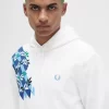Herren-Sweatshirts mit Kapuze und Lorbeerkranz-Print