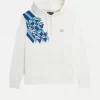 Herren-Sweatshirts mit Kapuze und Lorbeerkranz-Print