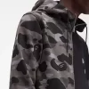 Herren-Sweatshirts mit Kapuze und Reißverschluss in Kontrastfarbe