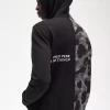 Herren-Sweatshirts mit Kapuze und Reißverschluss in Kontrastfarbe