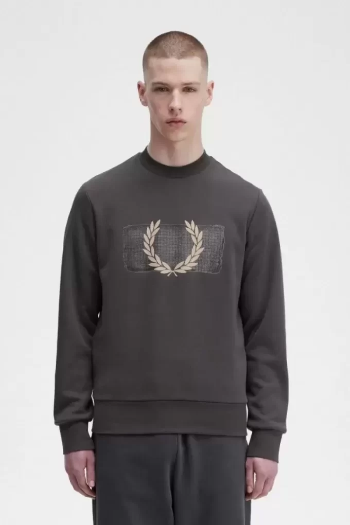 Herren-Sweatshirts mit mehrlagiger Grafik