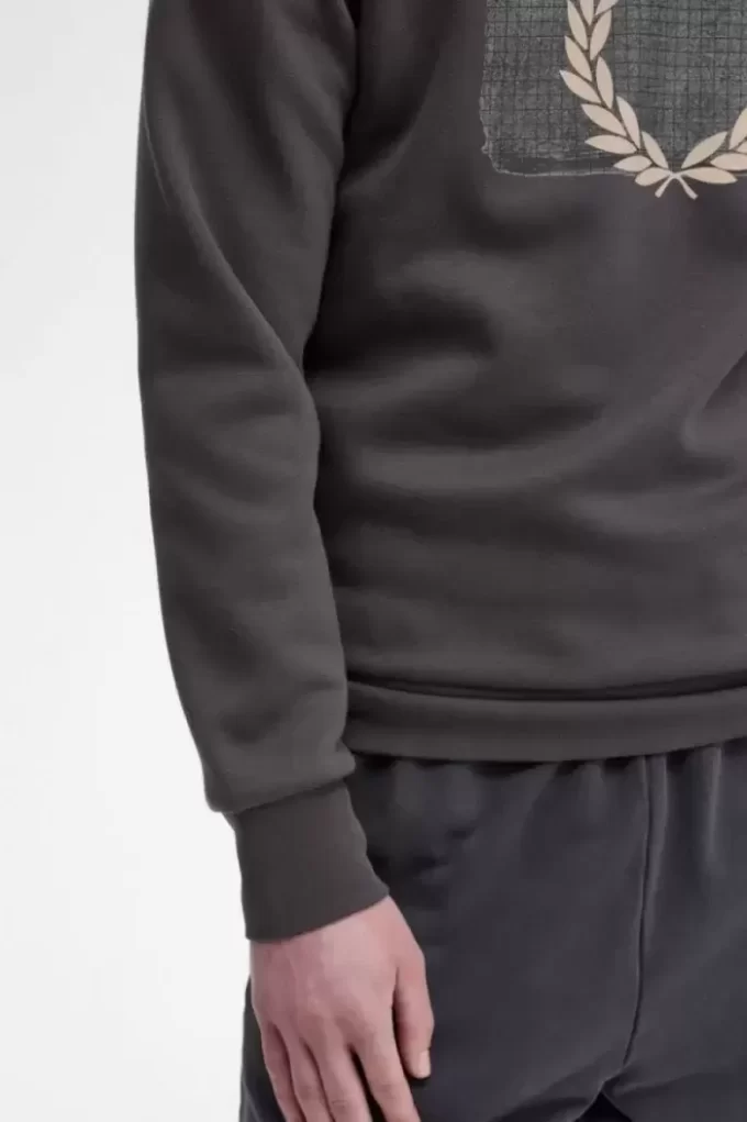 Herren-Sweatshirts mit mehrlagiger Grafik