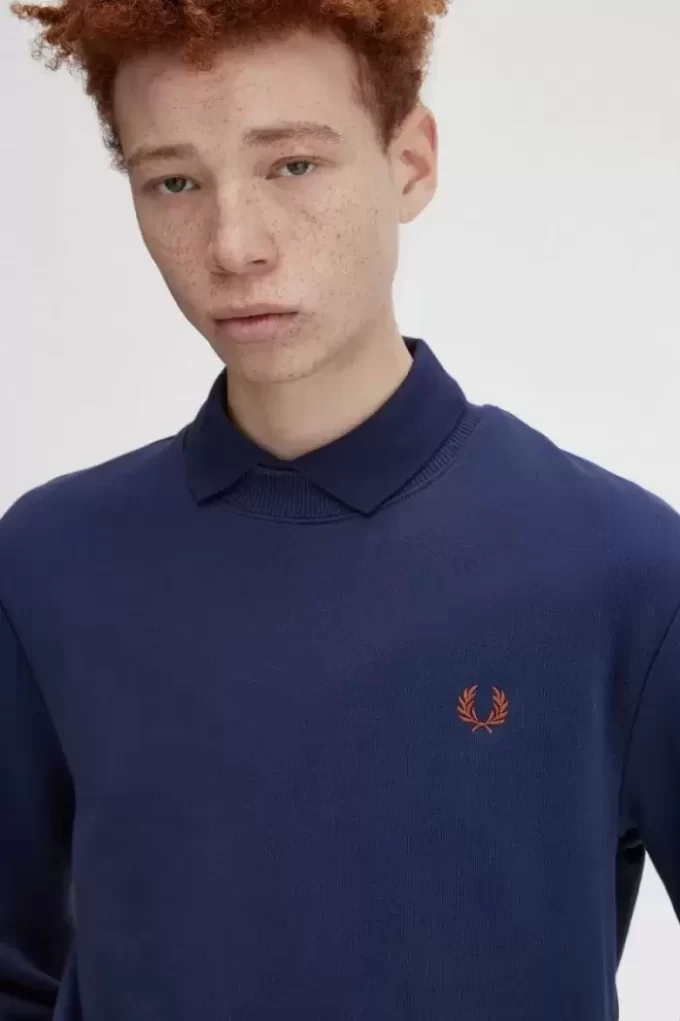 Herren-Sweatshirts mit Rundhalsausschnitt