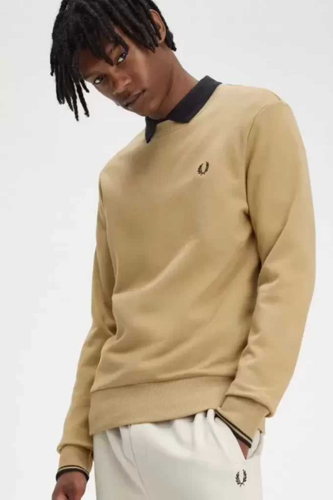 Herren-Sweatshirts mit Rundhalsausschnitt