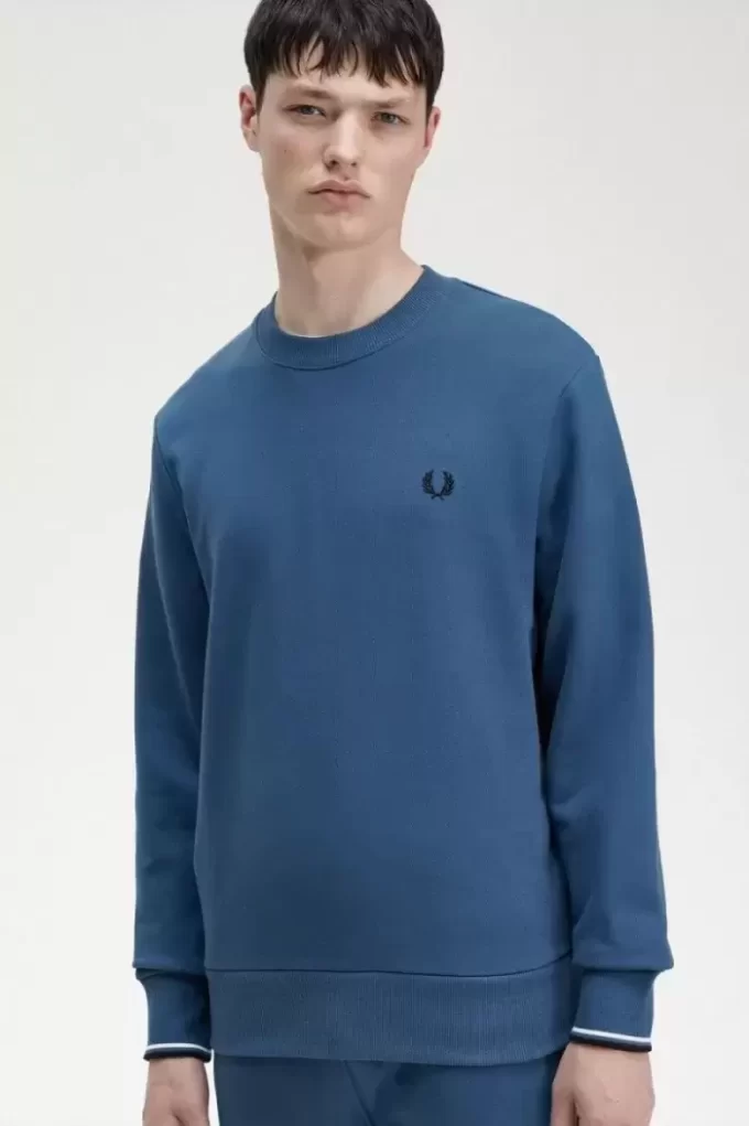 Herren-Sweatshirts mit Rundhalsausschnitt
