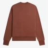 Herren-Sweatshirts mit Rundhalsausschnitt und Badge-Detail