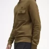 Herren-Sweatshirts mit Rundhalsausschnitt und Taschendetail