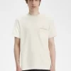 Herren-T-Shirt aus Loopback-Jersey mit Tasche