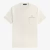 Herren-T-Shirt aus Loopback-Jersey mit Tasche