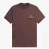 Herren-T-Shirt aus Loopback-Jersey mit Tasche