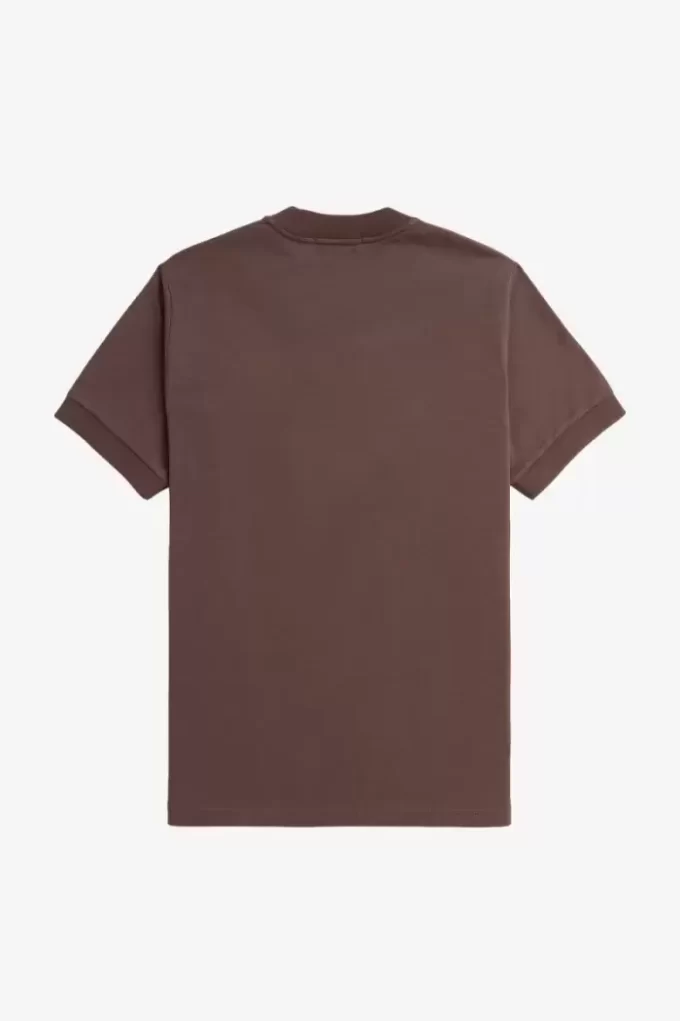 Herren-T-Shirt aus Loopback-Jersey mit Tasche