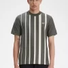 Herren-T-Shirt mit Farbverlaufsstreifen