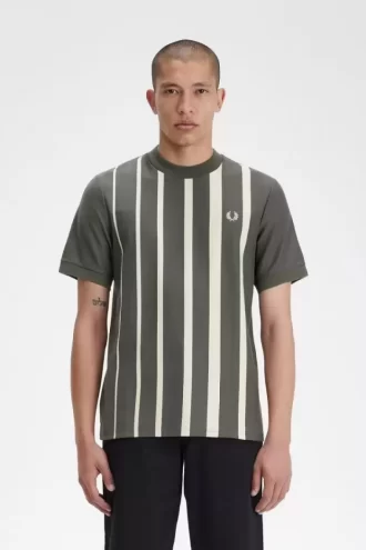 Herren-T-Shirt mit Farbverlaufsstreifen
