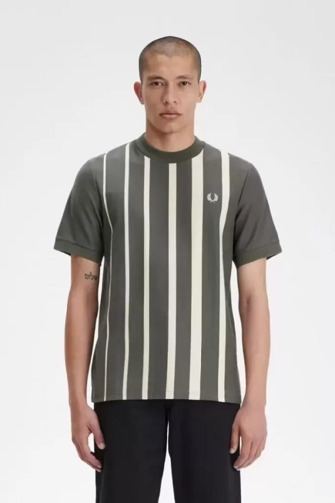Herren-T-Shirt mit Farbverlaufsstreifen