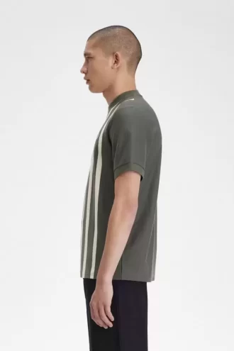 Herren-T-Shirt mit Farbverlaufsstreifen