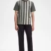 Herren-T-Shirt mit Farbverlaufsstreifen