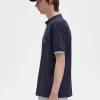 Herren-T-Shirt mit gerippten Ärmeln