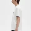 Herren-T-Shirt mit gerippten Ärmeln