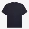 Herren-T-Shirt mit gerippten Ärmeln