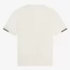 Herren-T-Shirt mit gerippten Ärmeln