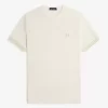 Herren-T-Shirt mit gestreiften Bündchen